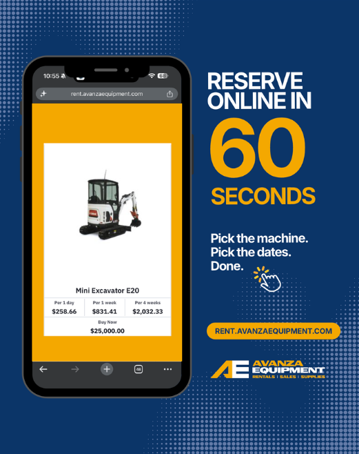 Avanza ad: Reserve online in 60 seconds