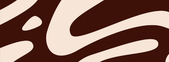 Elaam brand pattern in chocolate and cream